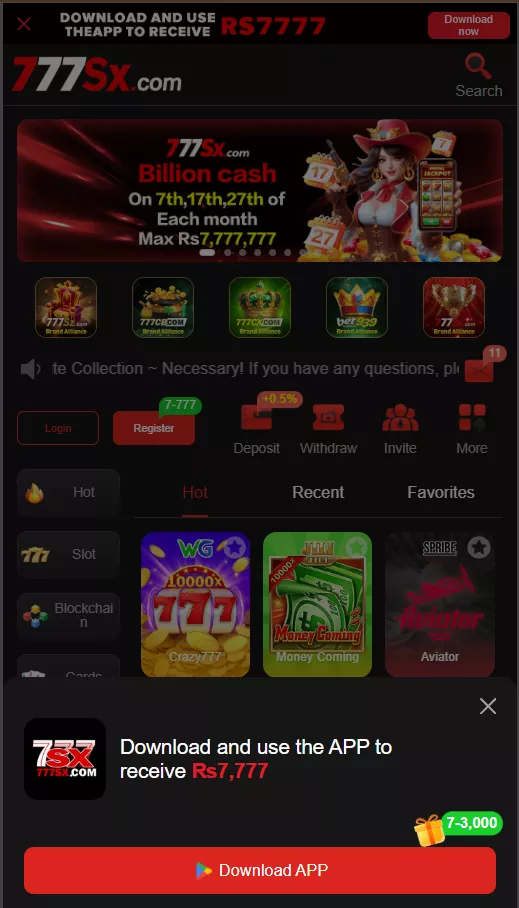 777SX Game