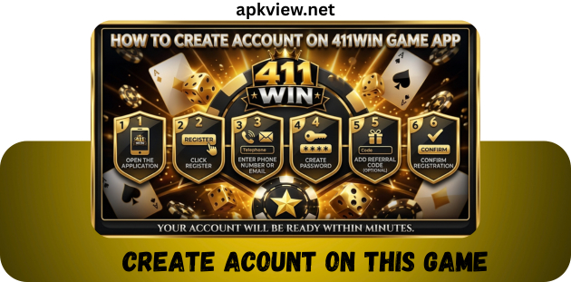 411 Game account creation