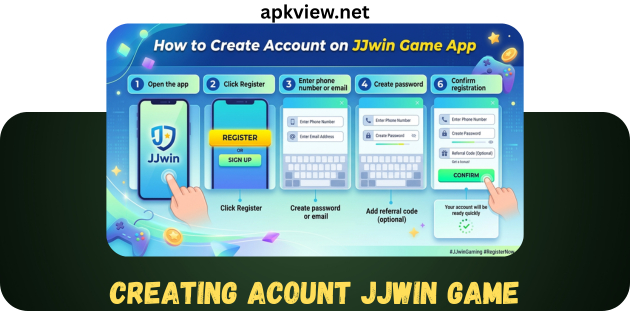 Creating account on game