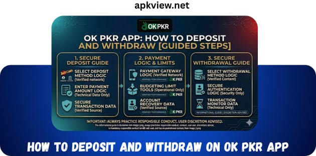 How to deposit and withdraw on ok pkr app