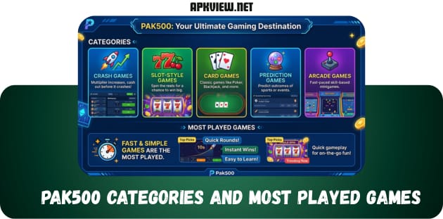 Most play game on Pak500 Game