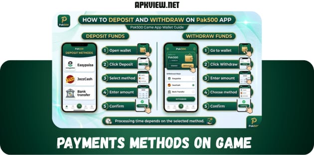 Payments methods on Game