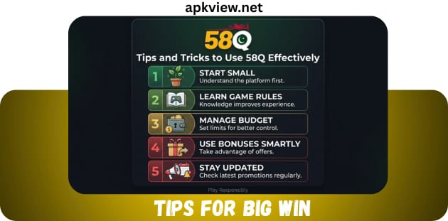 tips for game on 58Q Game