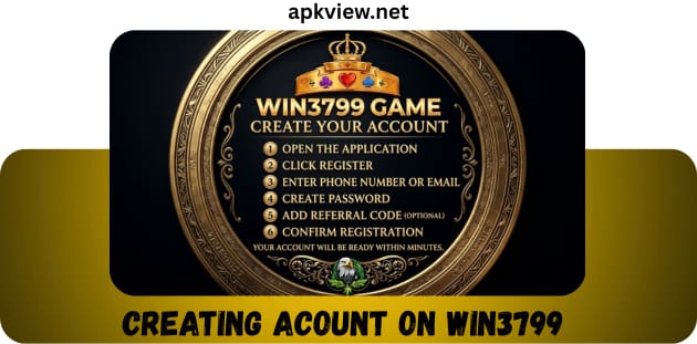 creating account on game