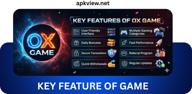 key feature of OX gAME